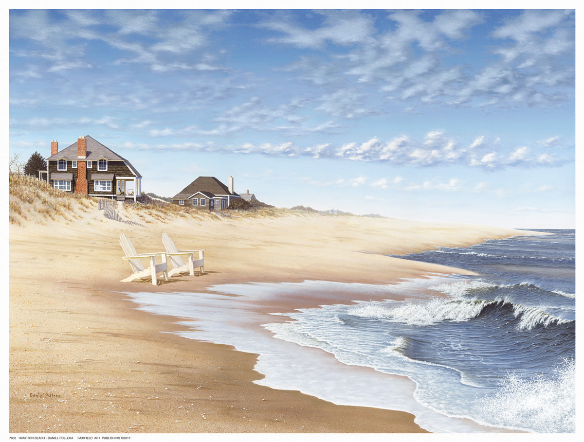 Hampton Beach | Daniel Pollera | FairFieldArtPub.com, image size:1200x909