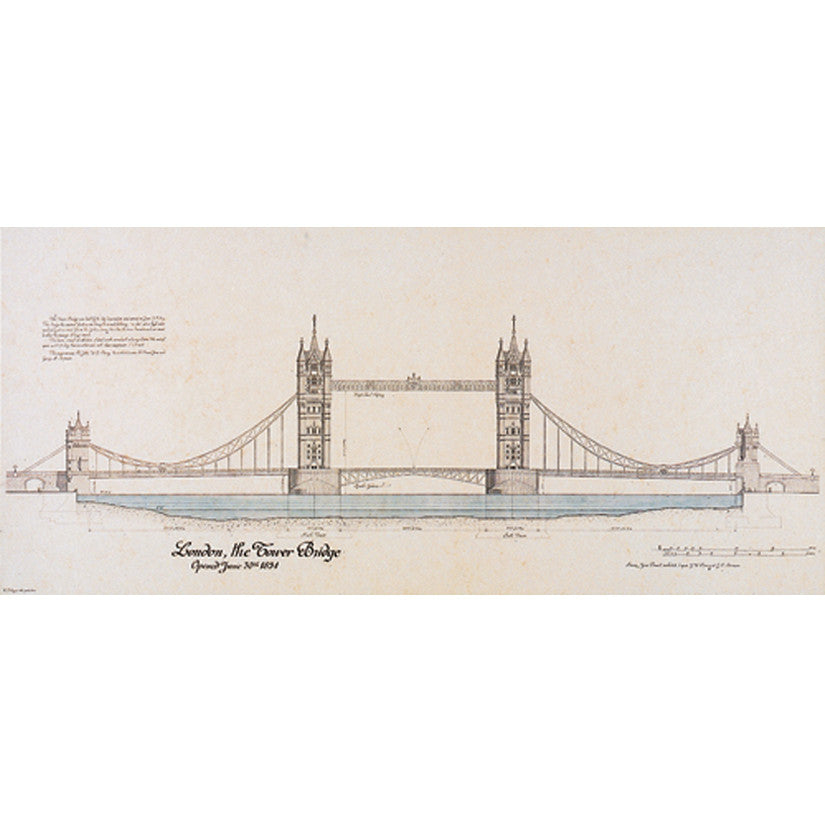 Tower Bridge, London Posters by Yves Poinsot - FairField Art Publishing