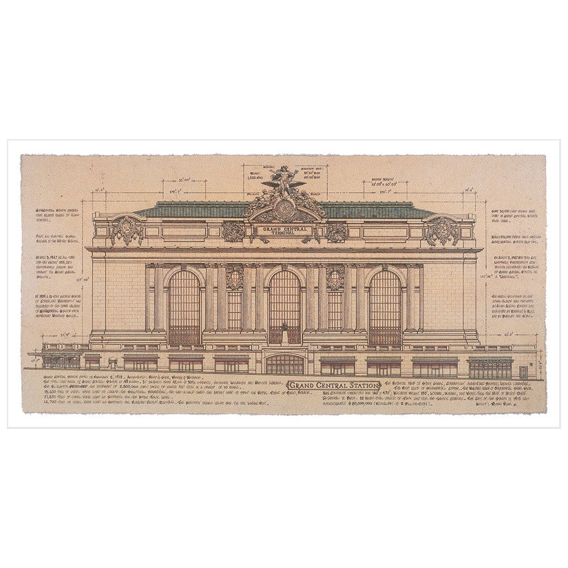 Grand Central Station, Facade (small) by Roger Vilar - FairField Art Publishing
