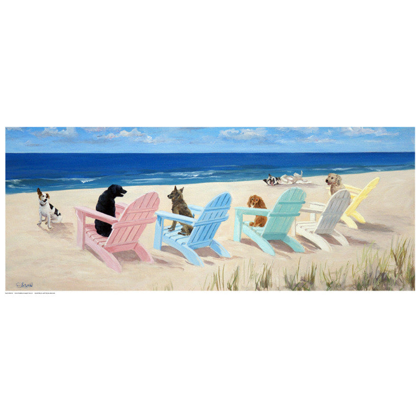 Southern Chair Tails Coastal by Carol Saxe - FairField Art Publishing