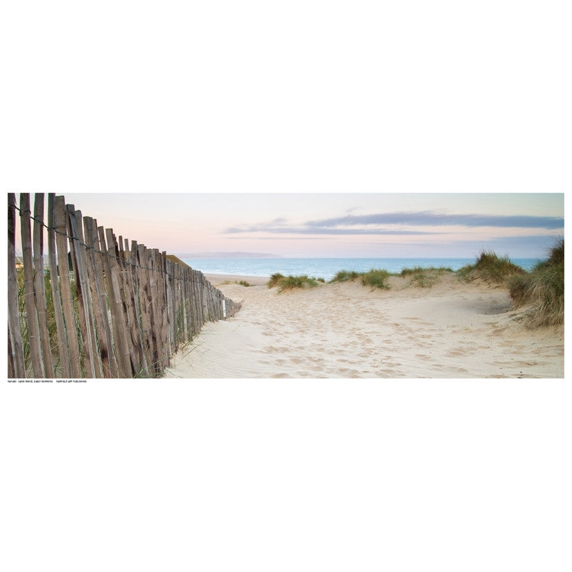 Sand Fence, Early Morning Posters by Anon - FairField Art Publishing