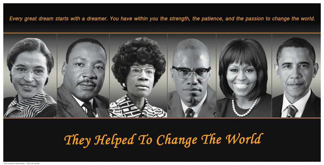 They Helped To Change The World Posters by Anon - FairField Art Publishing