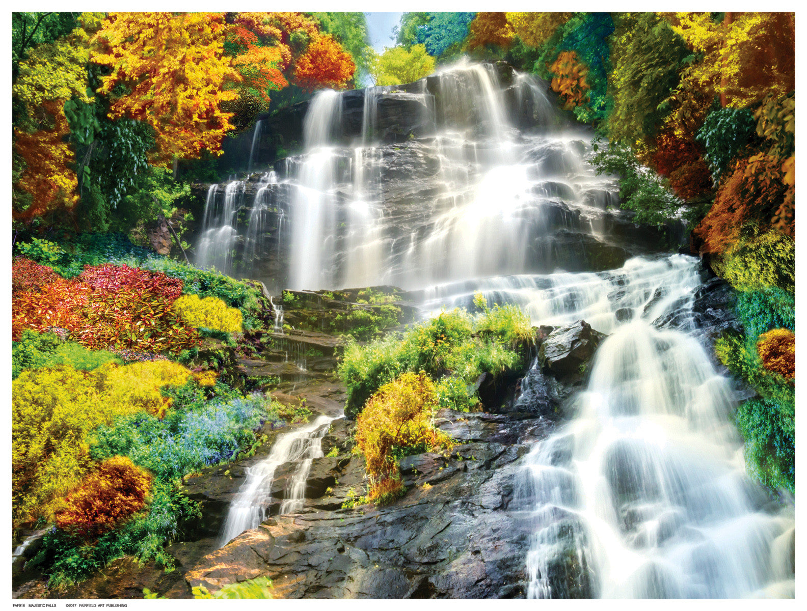 Majestic  Falls by Anon - FairField Art Publishing