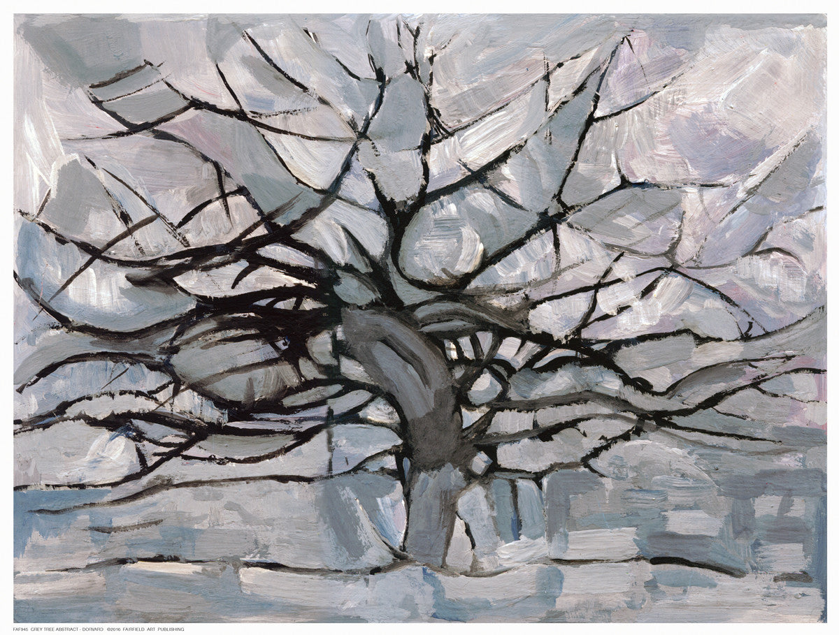 Grey Tree Abstract by Dorvard - FairField Art Publishing
