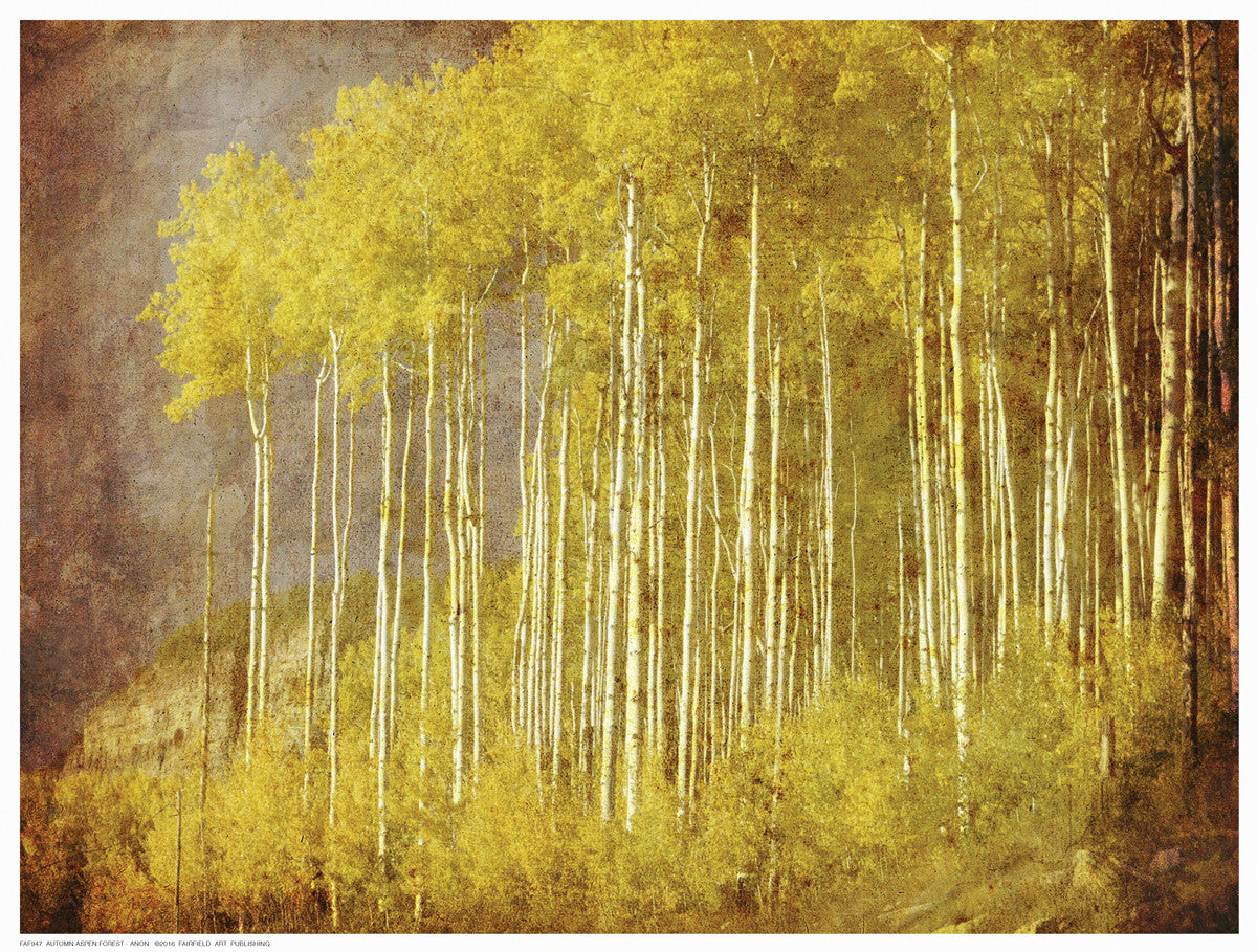 Autumn Aspen Forest by Anon - FairField Art Publishing