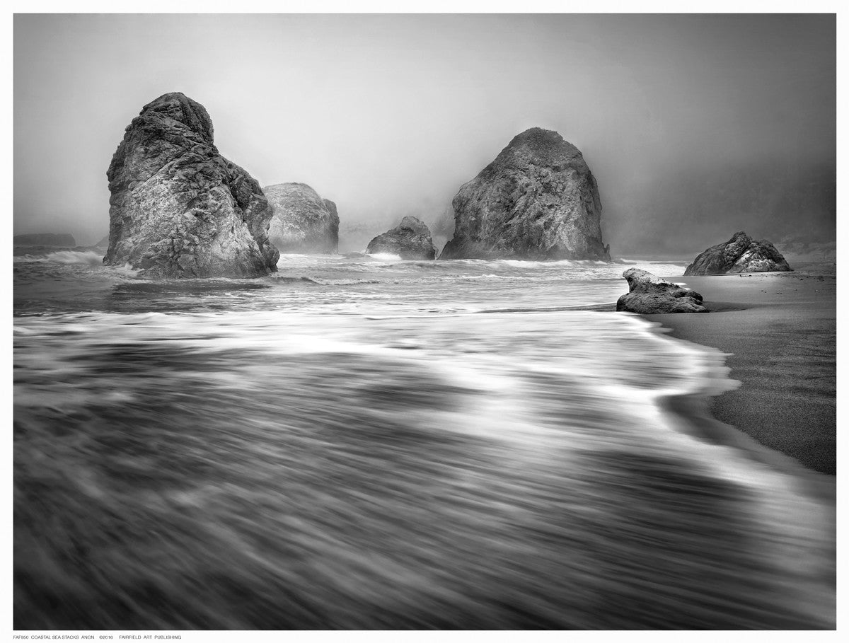 Coastal Sea Stacks by Anon - FairField Art Publishing