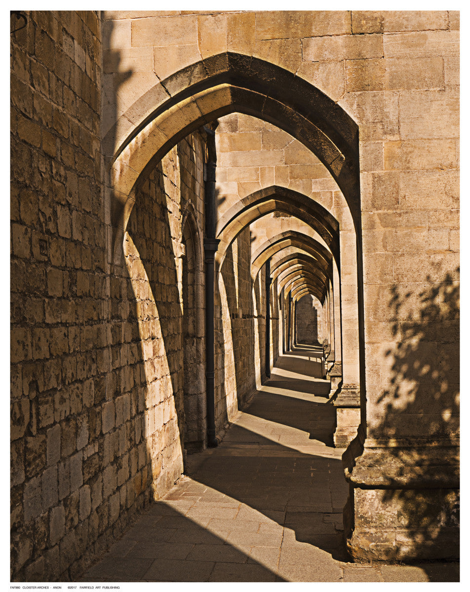 Cloister Arches by Anon - FairField Art Publishing