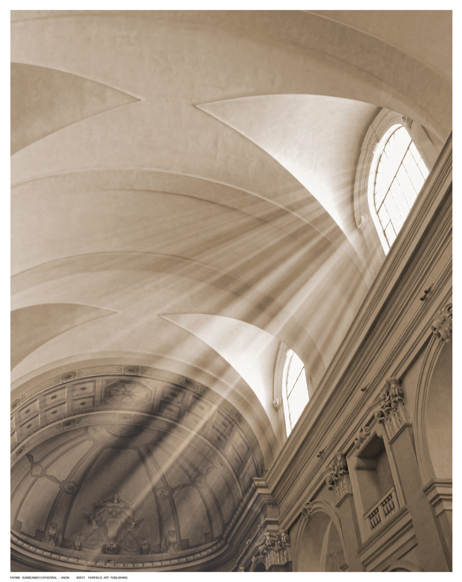  Sunbeamed Cathedral Posters by Anon - FairField Art Publishing