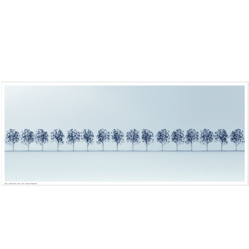 Tree Line in Blue Posters by Anon - FairField Art Publishing