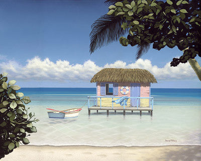 Island Hut by Daniel Pollera - FairField Art Publishing