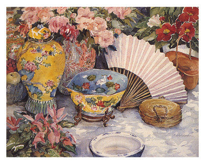 Oriental Splendor Still Life by Joy Waldman - FairField Art Publishing