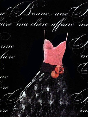 Robe de Soiree Rose avec le Corsage Posters by Anon - FairField Art Publishing