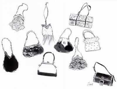 Ten Handbags Posters by Tina Amico - FairField Art Publishing