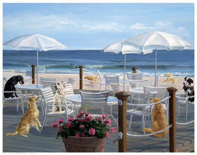 Beach Club Tails by Carol Saxe - FairField Art Publishing