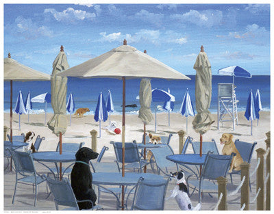 Beach Club Tails II by Carol Saxe - FairField Art Publishing