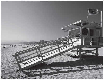 California Lifeguard Stand by Anon - FairField Art Publishing