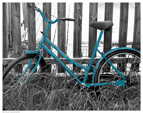 Teal Bike I Posters by Anon - FairField Art Publishing