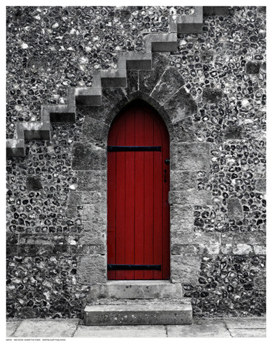 Red Door Under the Stairs Posters by Anon - FairField Art Publishing