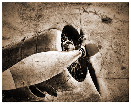 Antique Plane II by Anon - FairField Art Publishing