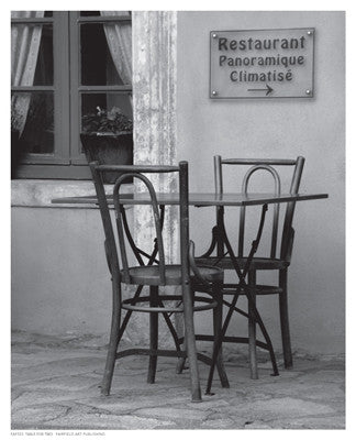 Table for Two Posters by Anon - FairField Art Publishing