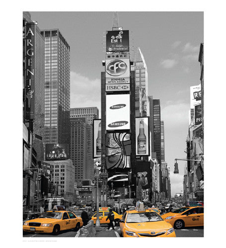 Yellow Cabs at Times Square North Posters by Igor Maloratsky - FairField Art Publishing