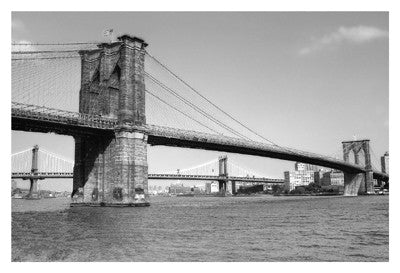 Brooklyn Bridge and Manhattan Bridge, Day by Phil Maier - FairField Art Publishing