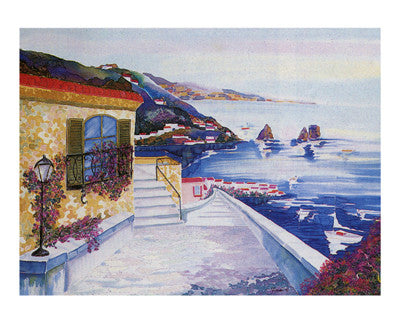 View of Capri Coastal by Constance Byrd - FairField Art Publishing
